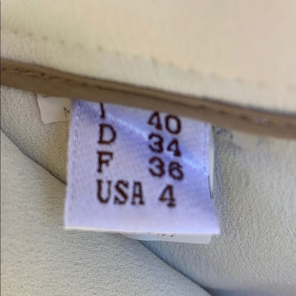 Brunello Cucinelli Off White Slacks, US size 4 - Picture 5 of 7